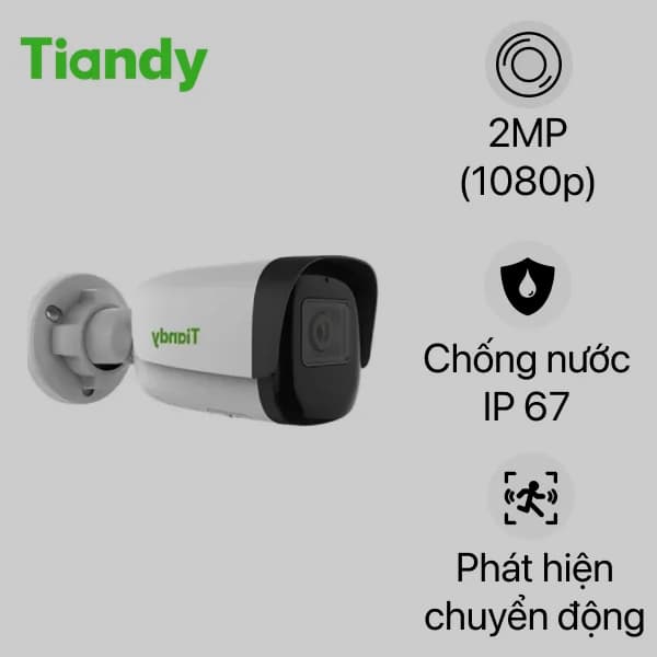 Camera IP ngoài trời 360 độ 2MP Tiandy TC-C32WN