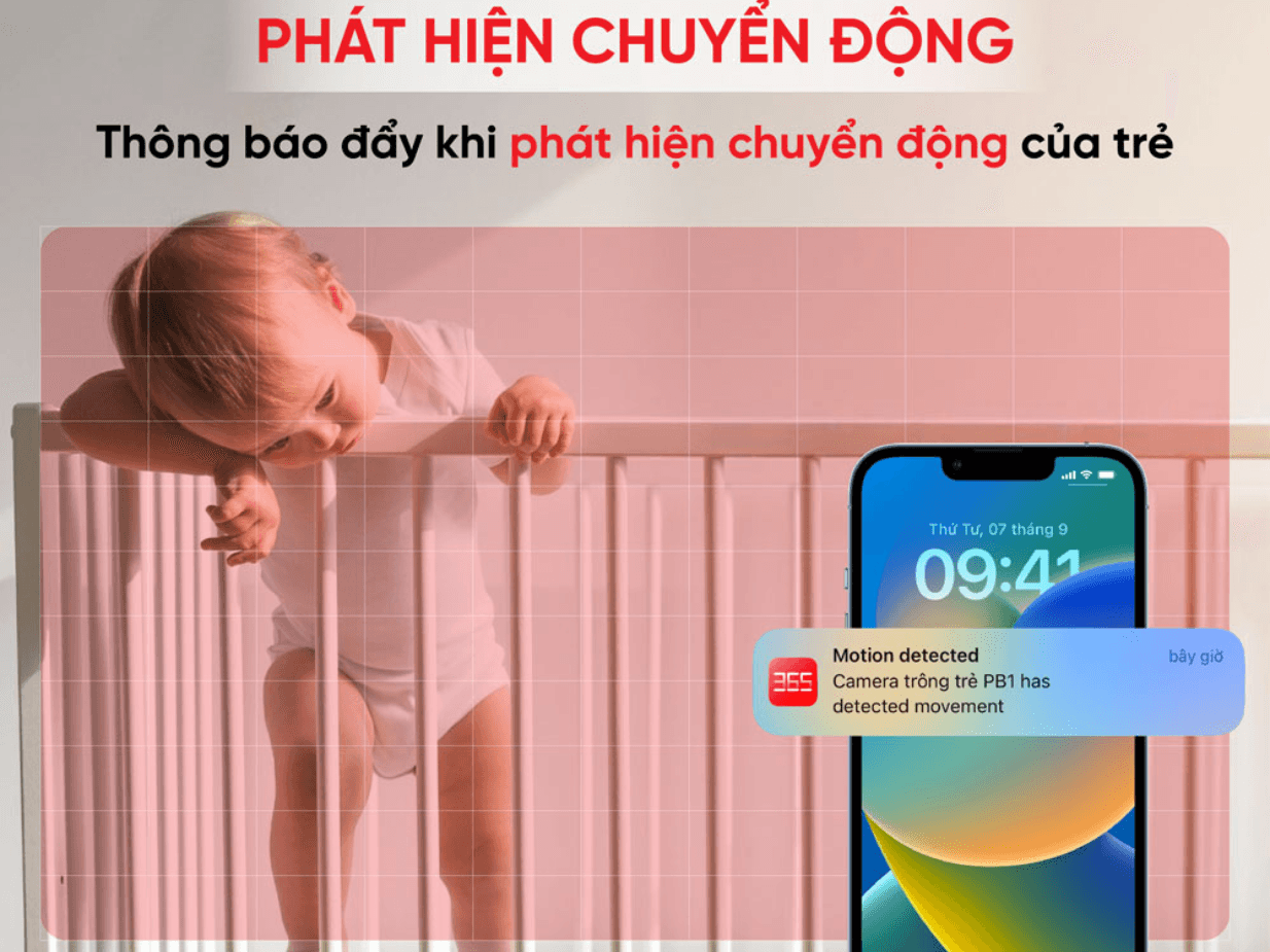 Camera IP trông trẻ 3MP 365 Selection PB1 2K
