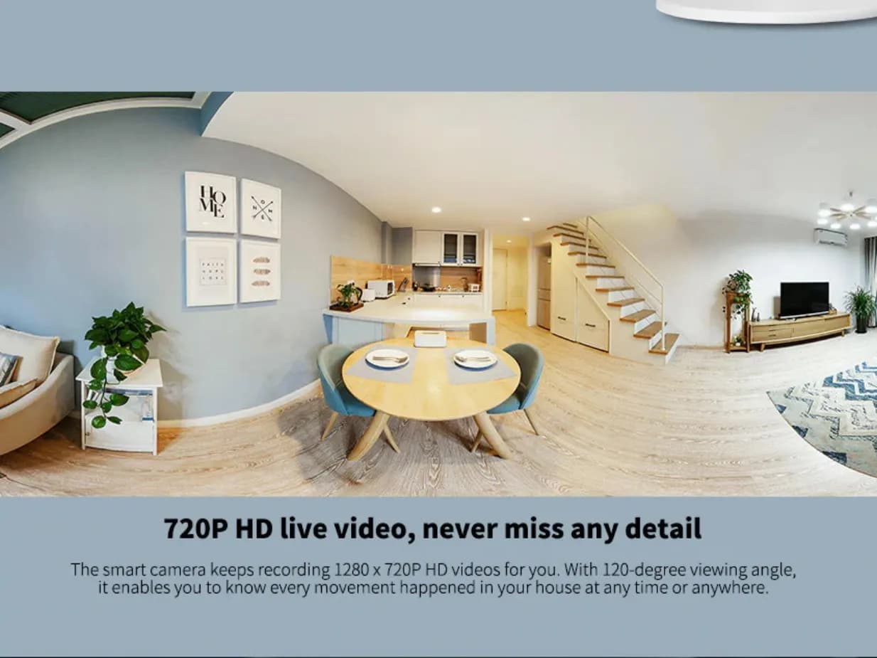Camera IP 1MP Xiaomi Mi Smart Home Basic - 720p (Quốc Tế - Chính Hãng )