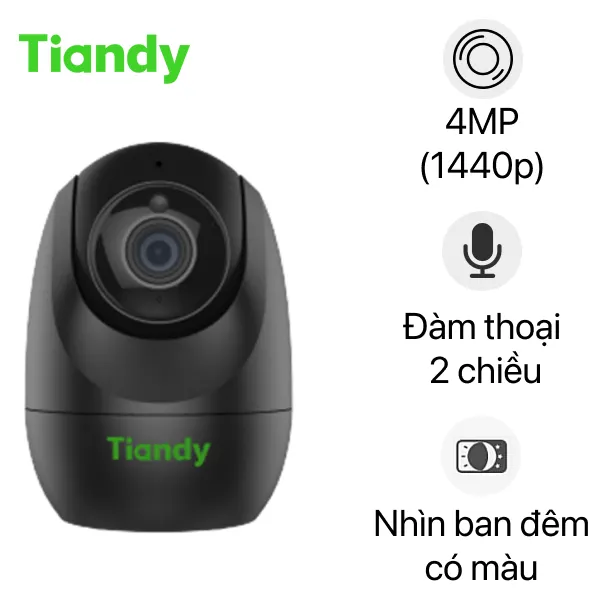 Camera IP 360 độ 4MP Tiandy H620 Fullcolor