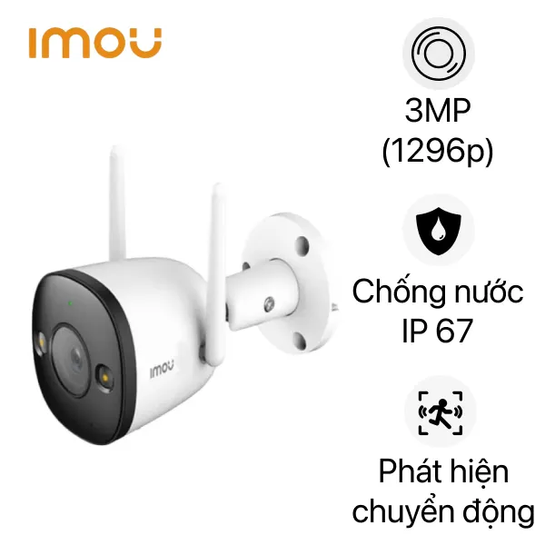 Camera IP ngoài trời 3MP IMOU IPC-F32FP Full Color