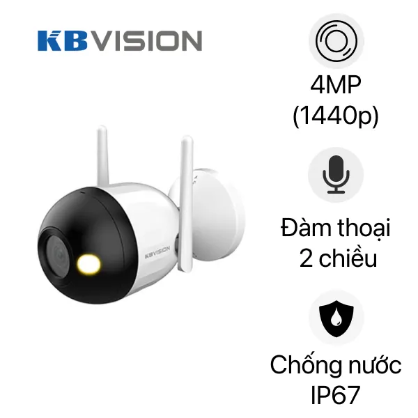 Camera IP ngoài trời 4MP KBVision KX-C41L